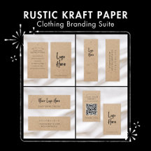 Rustic Kraft Paper Clothing Branding Suite
