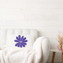 Retro 1968 Peace Flowers Hippie Purple