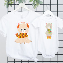Cute Llamas - Baby and Kids Clothes