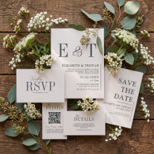  Ivory Wedding Couples Initials Collection