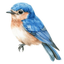 Blue Love Birds Wedding
