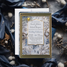 A Snowflake Winter Event Decor & Matching Invites