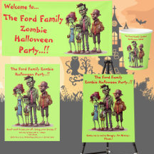 Kids - Zombie Family Halloween Party