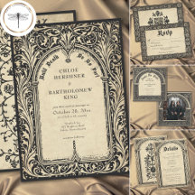 Gothic Parchment Medieval Until Death Wedding