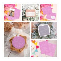 Oh Girl Script elegant Baby Shower collection.