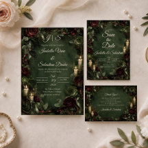 Gothic Botanical Wedding