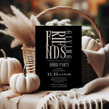 Modern Friendsgiving & Thanksgiving Celebration