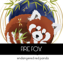 FIRE FOX red panda