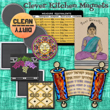 Kitchenware -- Clever Kitchen Magnets