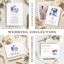 Modern Bougainvillea Destination Wedding