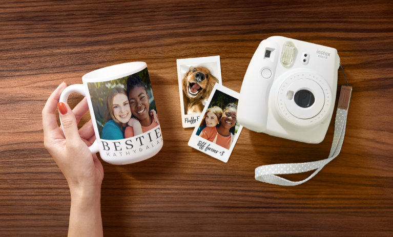 Custom best friend photo mug