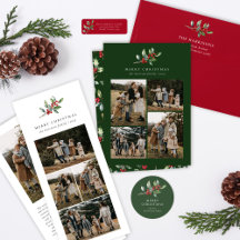 Elegant Watercolor Christmas Botanical