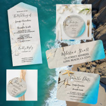 Tropical sand ocean beach Wedding