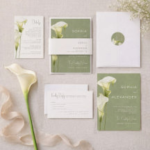 Wedding Delicate Calla Lilies