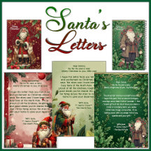 Funky Heartfelt Santa's Letters from North Pole 