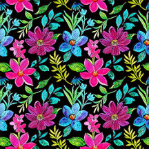 Blooming flower garden chic floral foliage 