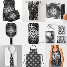 Hypnotic Abstract Black And White Modern Art 