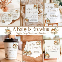 A Baby is Brewing Baby Shower, Coffee Baby Shower