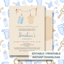 Baby Boy Aqeeqah Suite