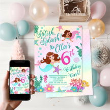 Mermaid Under the Sea Birthday Party