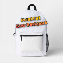 Print Cut Sew Backpack