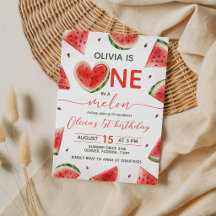 One in a Melon Watermelon 1st Birthday Collection