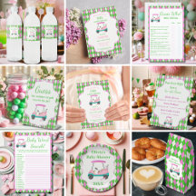 Elegant Golf Cart Ready For Baby Shower