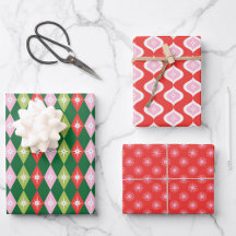 Mid-Century Modern Christmas Wrapping Paper