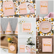 Retro Two Groovy Girls 2nd Birthday