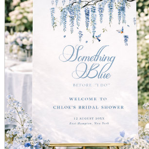 Guardanapo De Papel Buquê de Flores Silvestres Algo Azul para Chá de N