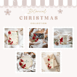Convites Red Amaryllis Natal Russo