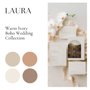 Placa RSVP de Arch de Boho Minimalista Moderna