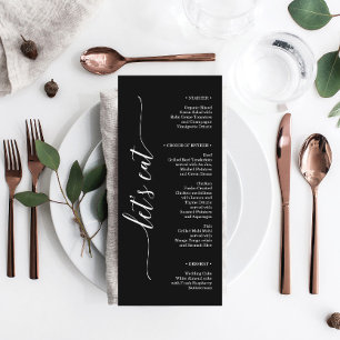 Convites Letra de boas-vindas mínima Elegance Wedding