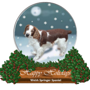 Cartão De Festividades Welsh Springer Spaniel presentes de Natal