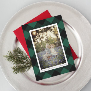 Feriado de Foto de Verificação de Buffalo Branco e