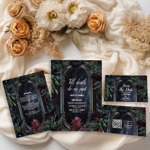 Cartão De Agradecimento Foto até que a morte nos separe do casamento do Di