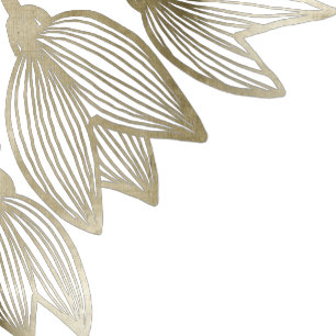 Convites Dourado Tulip Blossoms   Casamento