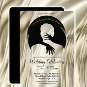 Convite O amor é tudo que há Chá de casamento