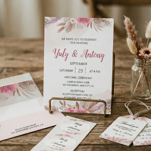 Adesivo Selo Floral Boho Rosa e Champanhe