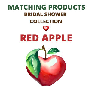 Convites Chá de panela Red Apple