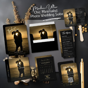 Adesivo Quadrado Casamento de Fotografias de Quadro Dourado Ultra M