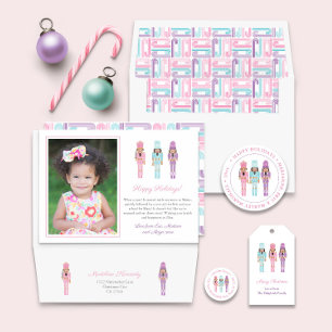 Adesivo Afro-americano Nutcracker Holiday Endereço de Regr