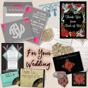 Convites Tiger Lily (Convite à Recepção de casamento Postad