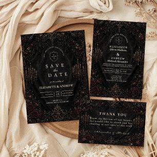 Reserve A Data Casamento Gótico Vitoriano Luxuoso