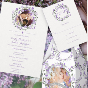 Convites Casamento de Chalkboard Mint Orange Floral Garland