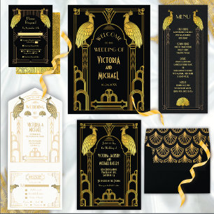 Convites Excelente Flapper SpeEasy Gatsby Harlem Noites