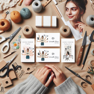 Cartão De Visita Artesanato Rainha