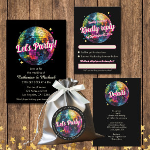 Adesivo Festa Retro dos Anos 70 Bola de Discoteca Brilho C