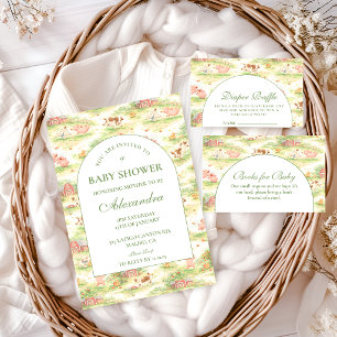 Convites Chá de Bebê no Jardim Caprichoso do Celeiro