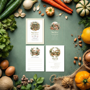 Cartão De Conselho Chá de fraldas de mercado para agricultores russos